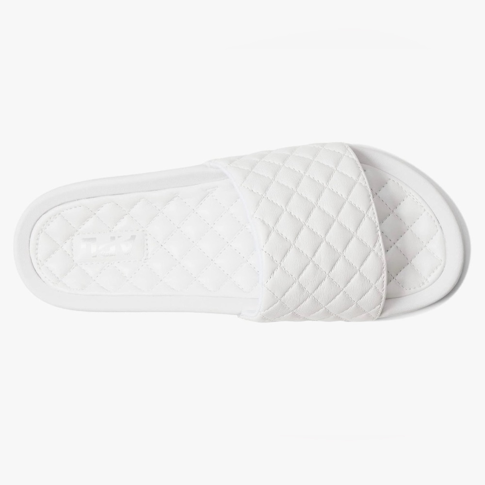 NIB APL MENS LUXURY PRISTINE WHITE LUSSO SLIDES SIZE 14 - Picture 6 of 9